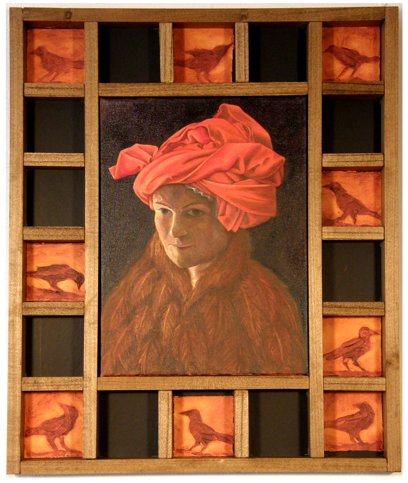 Self-Portrait in a Red Turban